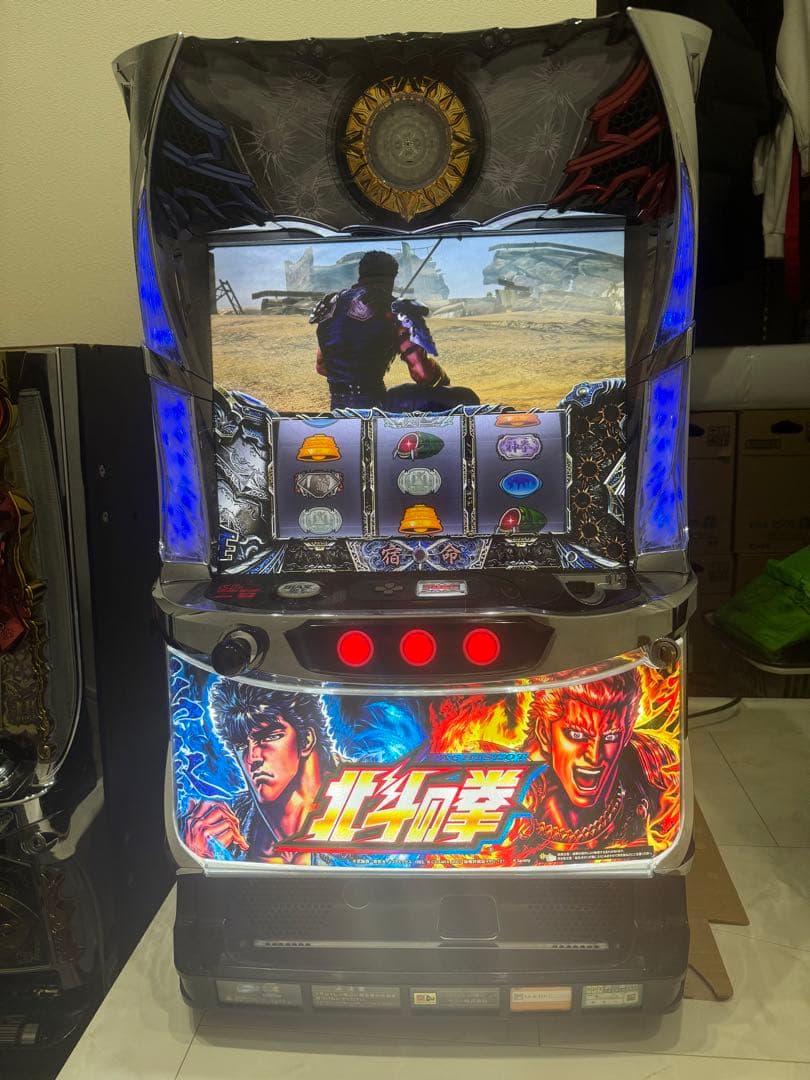 北斗の拳 宿命 スロット 不要機 実機 家庭用電源 パチスロ実機 サミー