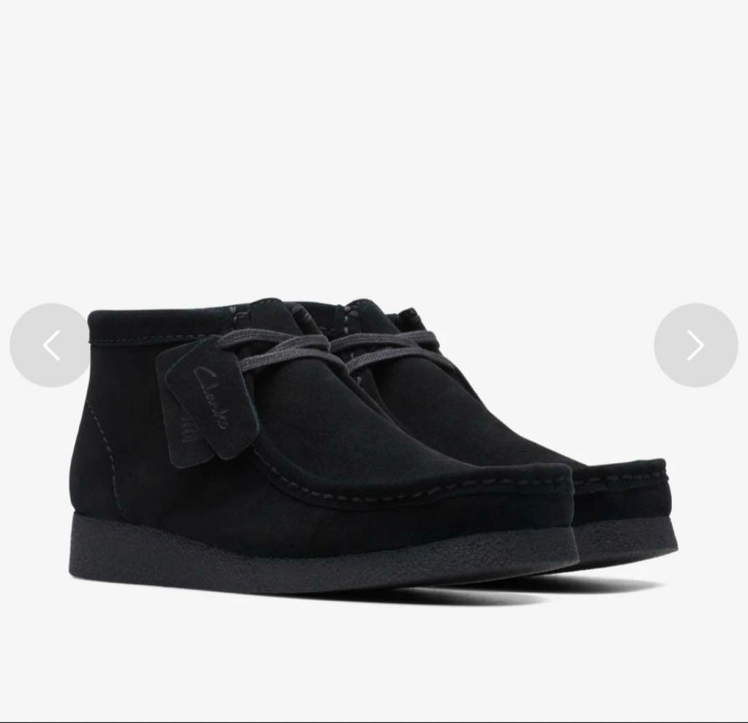 新品Clarks クラークス ワラビー エヴォブーツ スエード ブラック