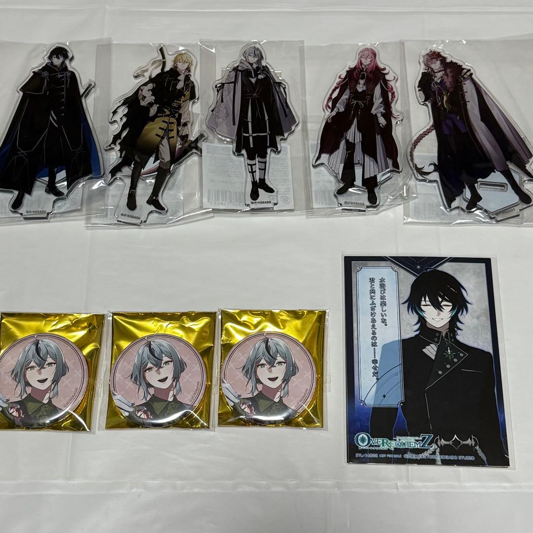 OVER REQUIEMZ アクスタ 缶バッジ