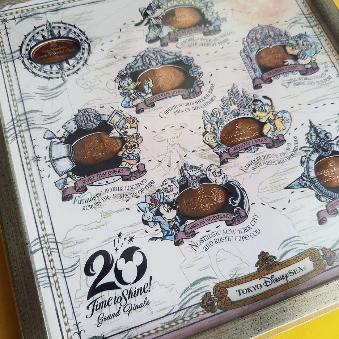 安心の匿名発送　ディズニーシー20周年　スーベニアメダルケース　コンプリート品