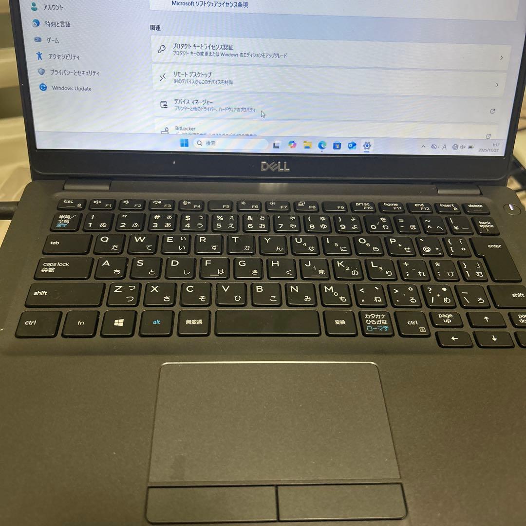 DELL ノートPC Windows 11 Pro 238GB