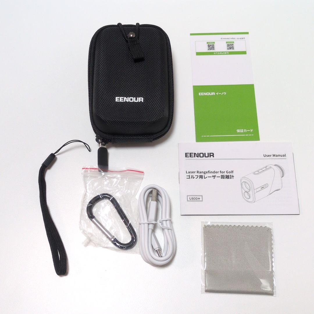 【新品未使用】U800+ 3点間測定付 ゴルフ レーザー距離計 ブラック