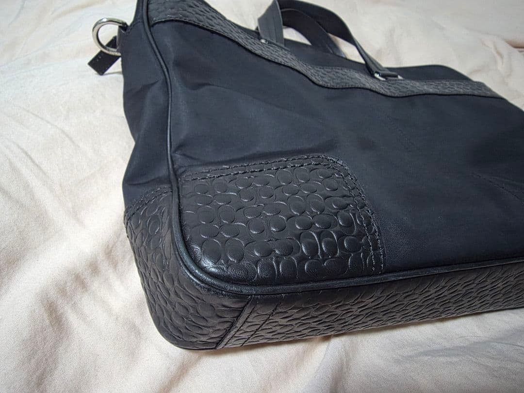 ☆COACH 2wayショルダービジネスバッグ 黒 A4