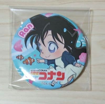 名探偵コナン サンシャイン水族館 2021年 缶バッジ 毛利蘭