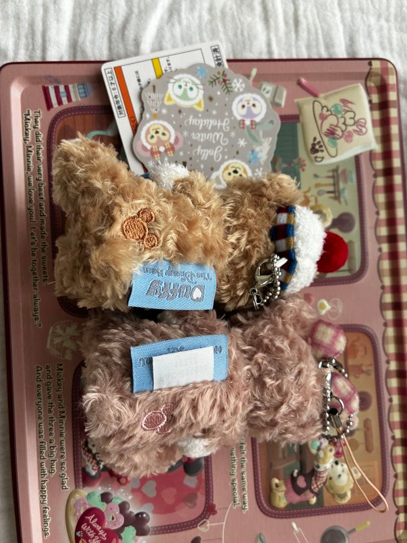 【値下】ダッフィー&シェリーメイ ジョリーウィンターホリデーぬいぐるみストラップ