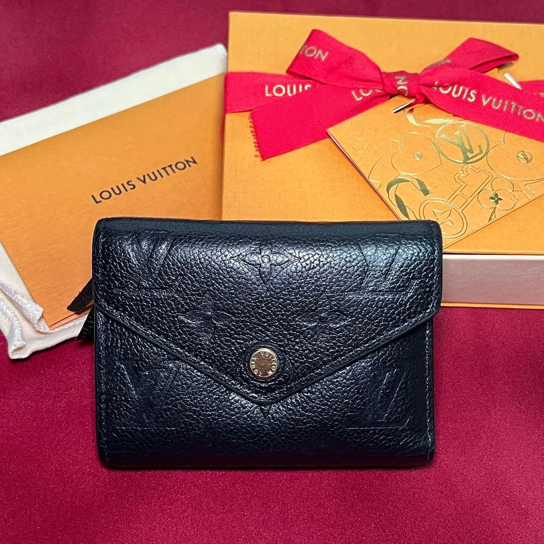 LOUIS VUITTON モノグラム　財布　ポルトフォイユ　ヴィクトリーヌ　黒