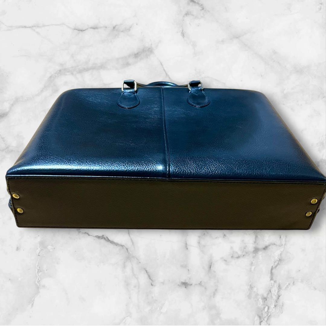 【美品】PORTER ポーター カミー ブリーフケース 革 ブラック