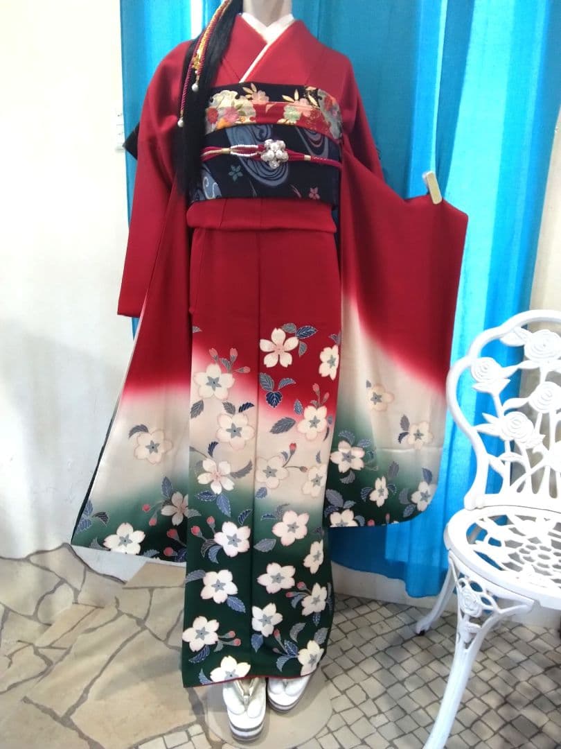 振袖フルセット、正絹振袖成人式、重ね衿、帯揚げ帯締め、袋帯、長襦袢、ガード加工