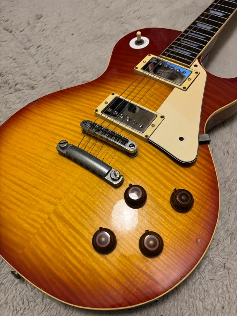 【ビンテージ】 Greco EG480r 75年製レスポール　超良フレイムトップ