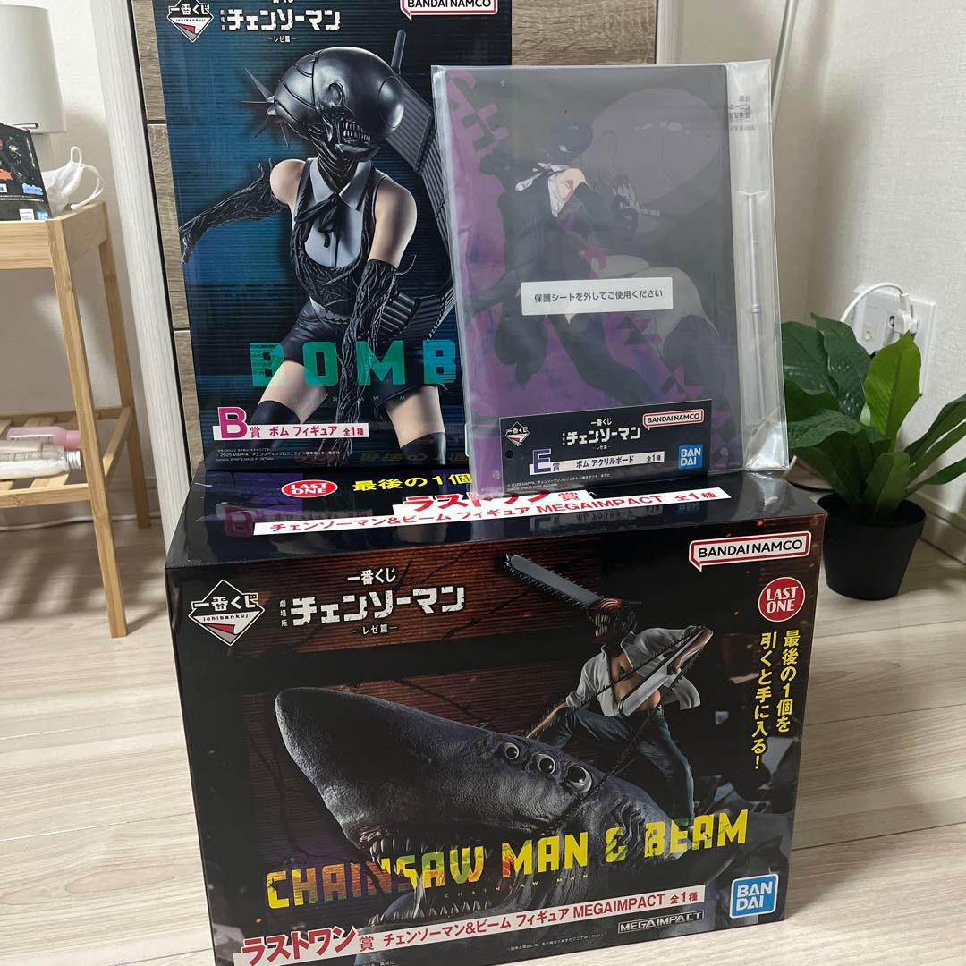 L*。様 【18点セット】一番くじラストワン賞 チェンソーマン＆ビーム フィギュ