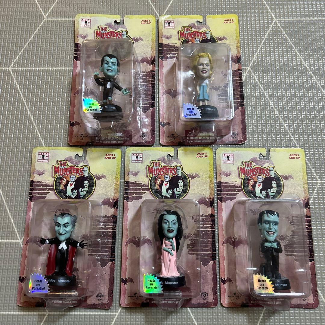 The Munsters Little Big Heads フィギュア5体セット