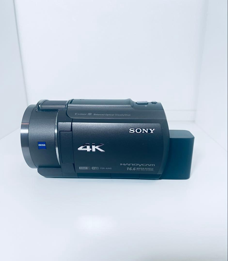 【SONY ソニー】FDR-AX40 4K ビデオカメラ ブロンズブラウン