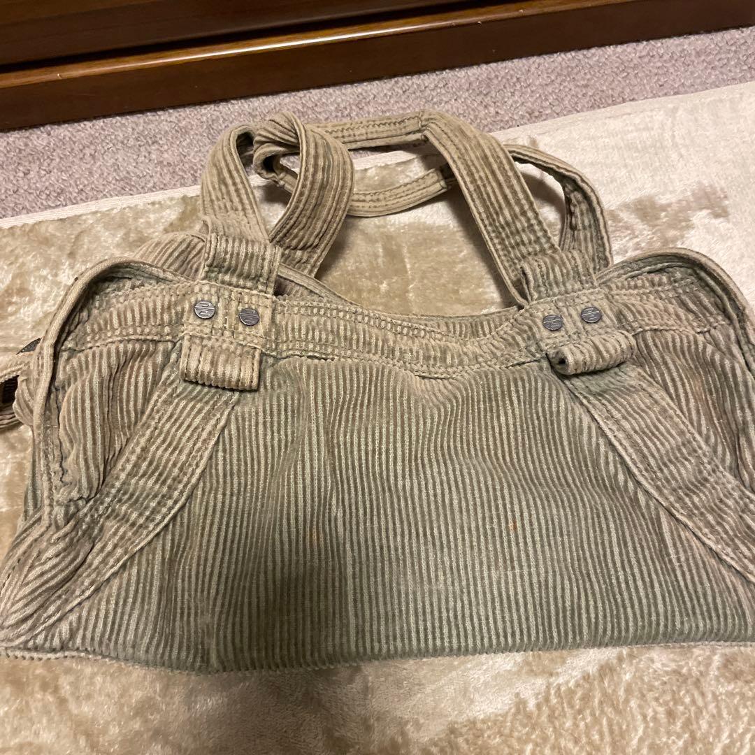 DIESEL コーデュロイ ハンドバッグ