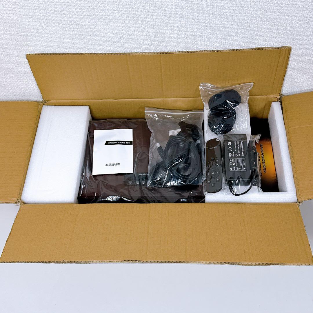 HANZON TX-80HD 木目調 カラオケスピーカー