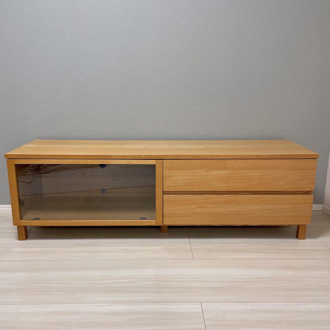 【無印良品】テレビボード オーク材ＡＶラック　幅150㎝《最終値下げ》