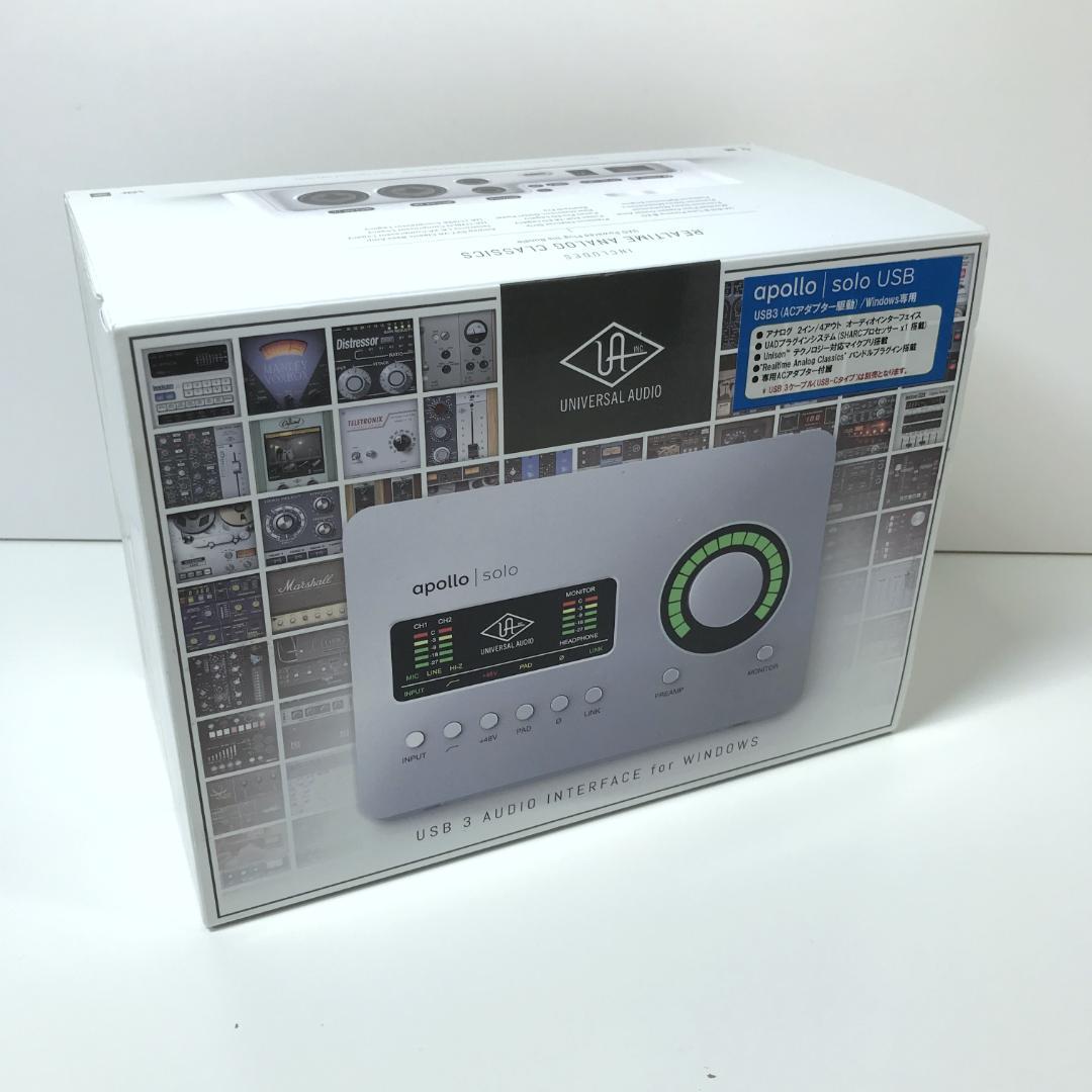 【美品】Universal Audio Apollo Solo USB Win