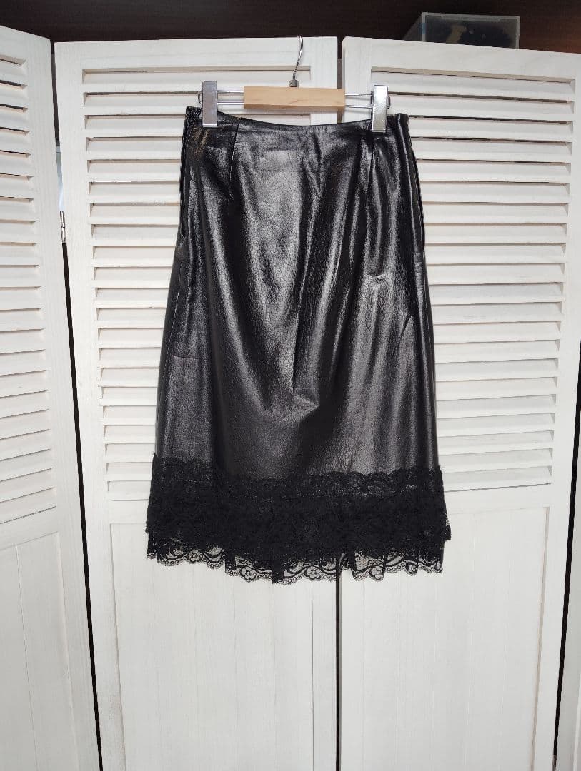 【レア品　美品】トリココムデギャルソン　牛革スカート