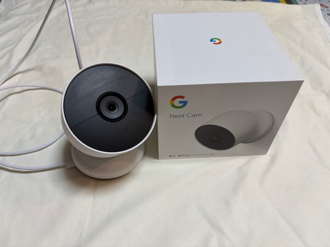 「美品」Google Nest Cam(屋内用/電源アダプター式)