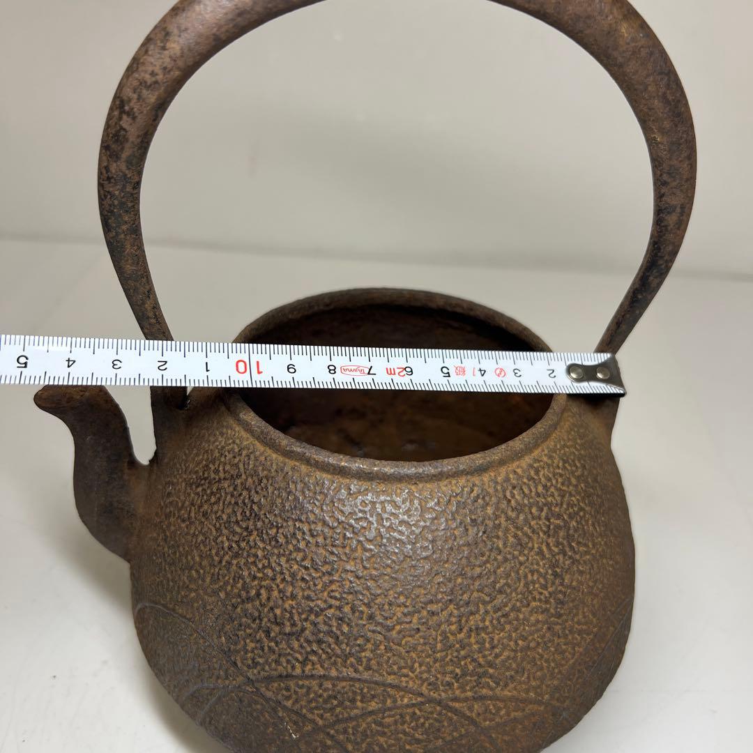 龍文堂　在銘　銀象嵌　鉄瓶　1449g タルサ　東さ7-1201☆2F