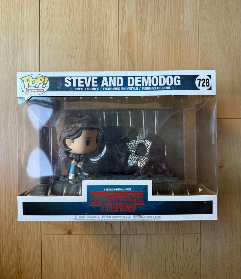 ストレンジャーシングス Funko pop #728 Steve&Demodog