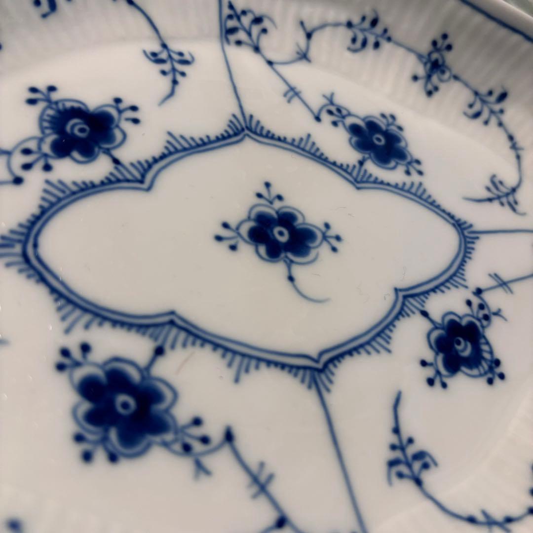 ロイヤルコペンハーゲン ブルーフルーテッドプレイン 菱 形ディッシュ