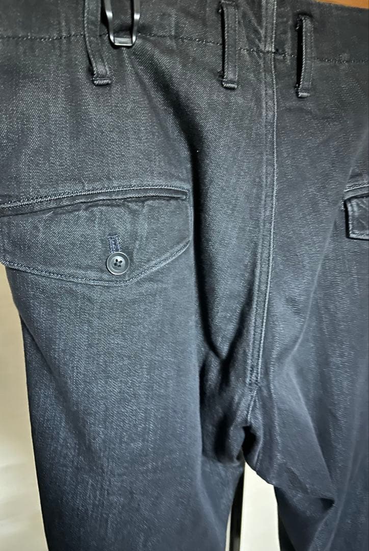 Yohji Yamamoto POUR HOMME 22AWサルエルデニムパンツ