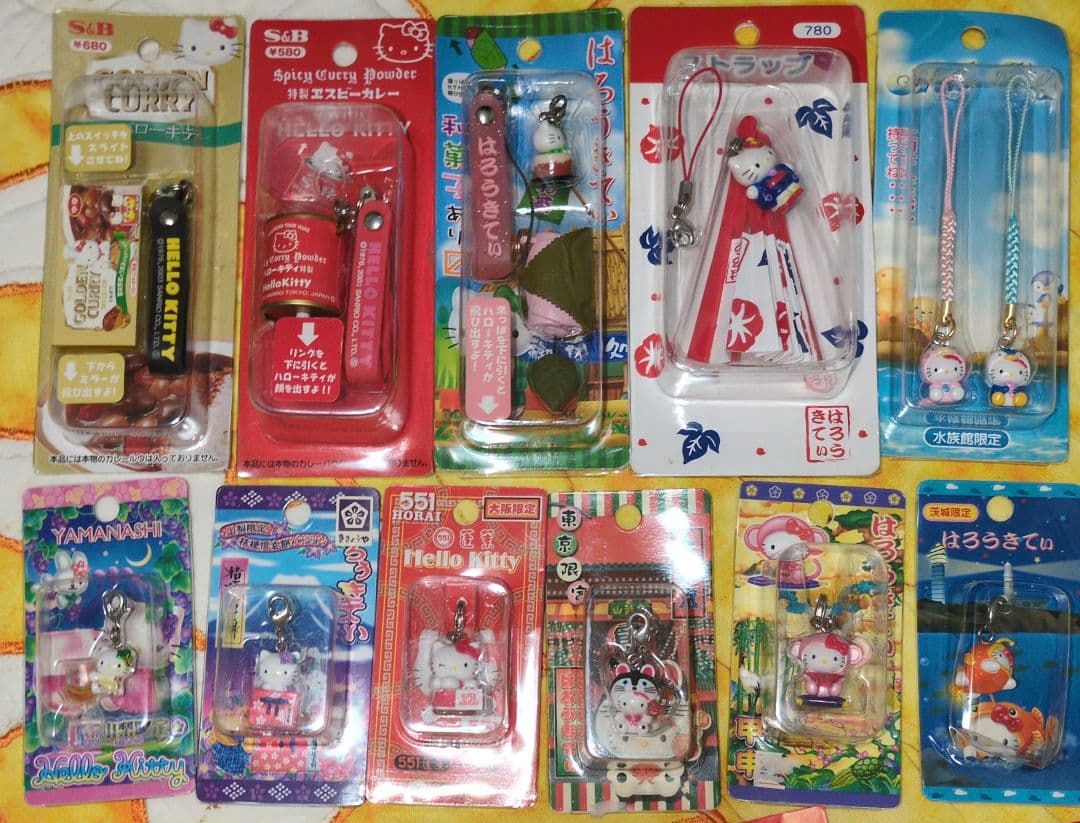 ハローキティ キーホルダー・ストラップ セット