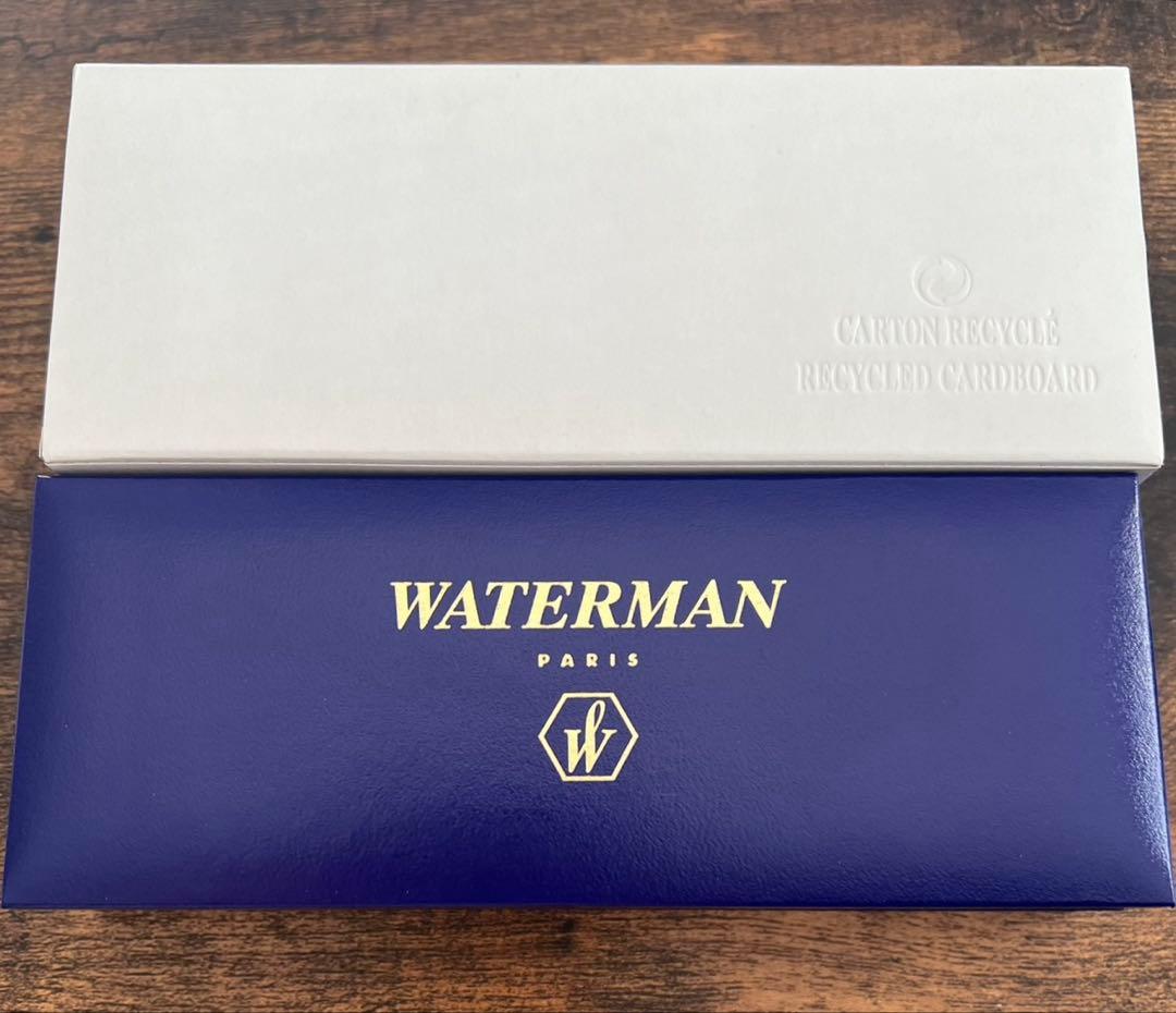 【最終値下げ】新品未使用 WATERMAN 青 ストライプ 万年筆