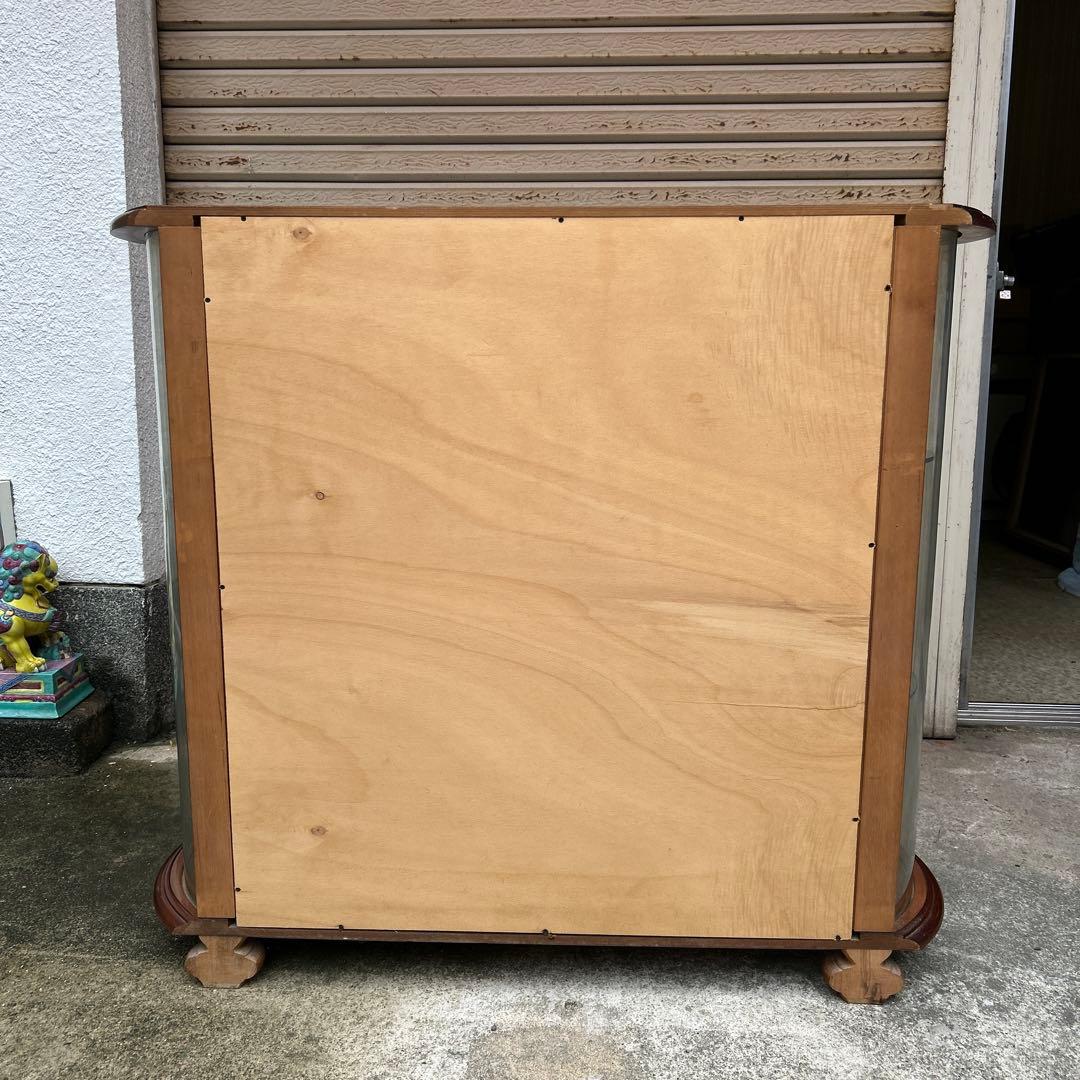 イタリア製　FPPASI コレクションボード　ミラー付キャビネット　ハーフムーン