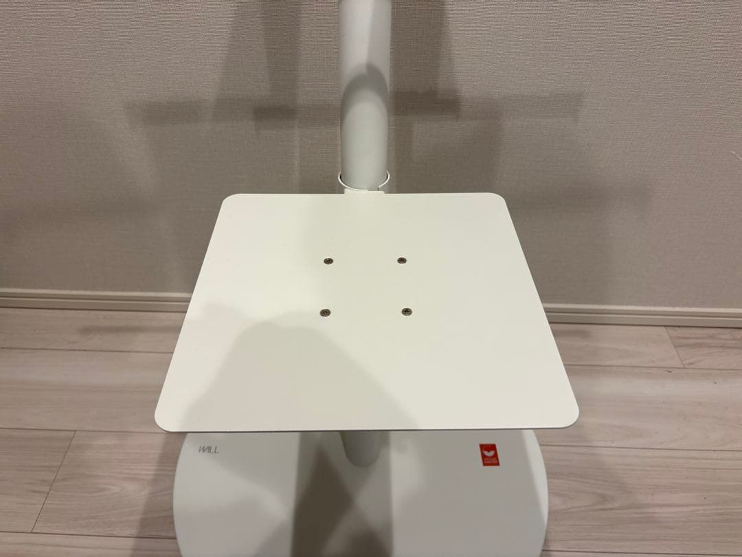 【美品】WALL A2 ロータイプ テレビスタンド 棚板付　ホワイト