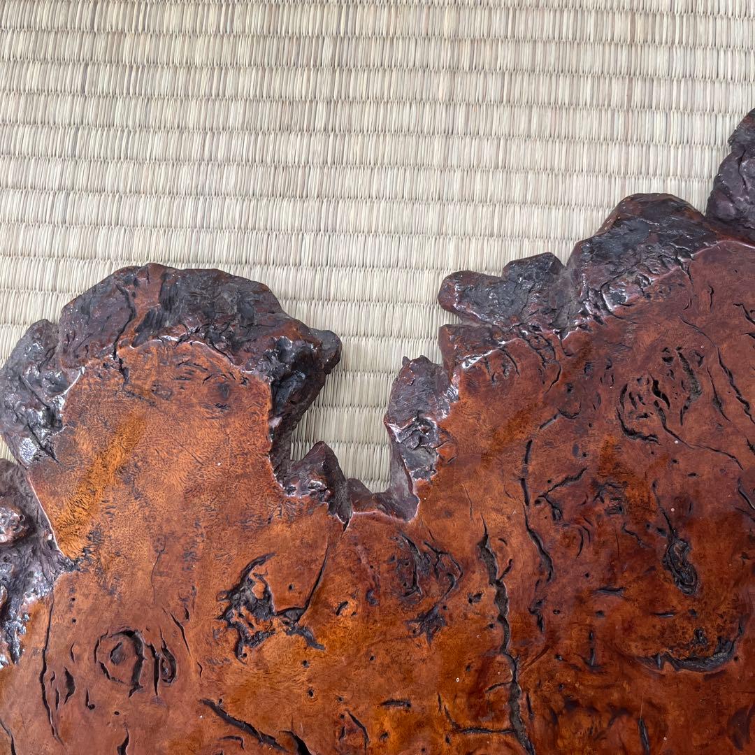 天然時代 古木 とろり 瘤 花台 香台 盆栽台 平台①