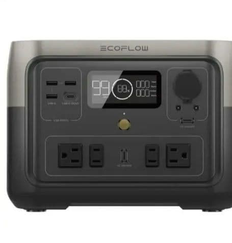 新品EcoFlow  2 Max ポータブル電源ZMR610-B-JP