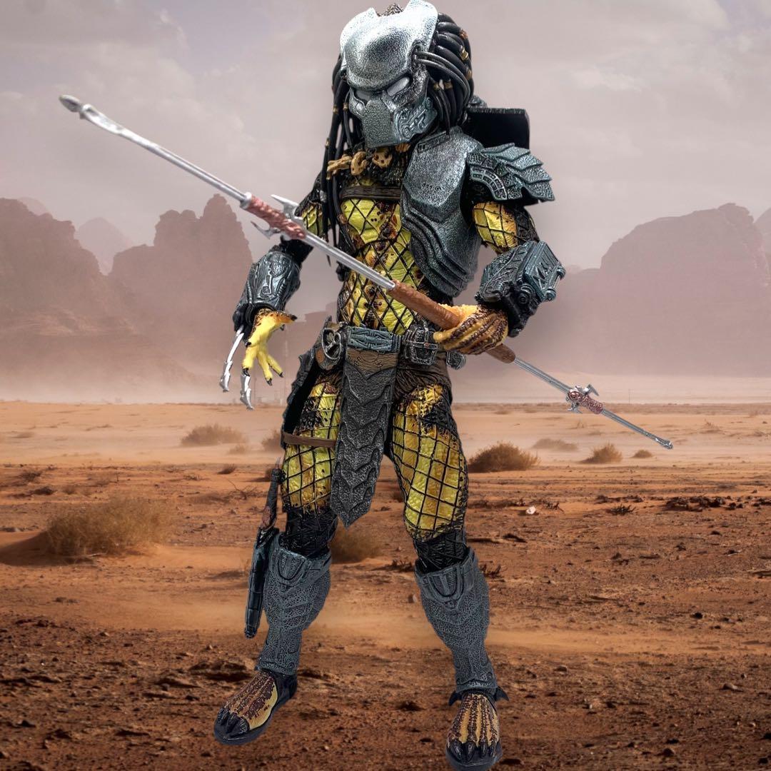 希少　プレデター フィギュア　エンシェント NECA ネカ　コレクター　武装