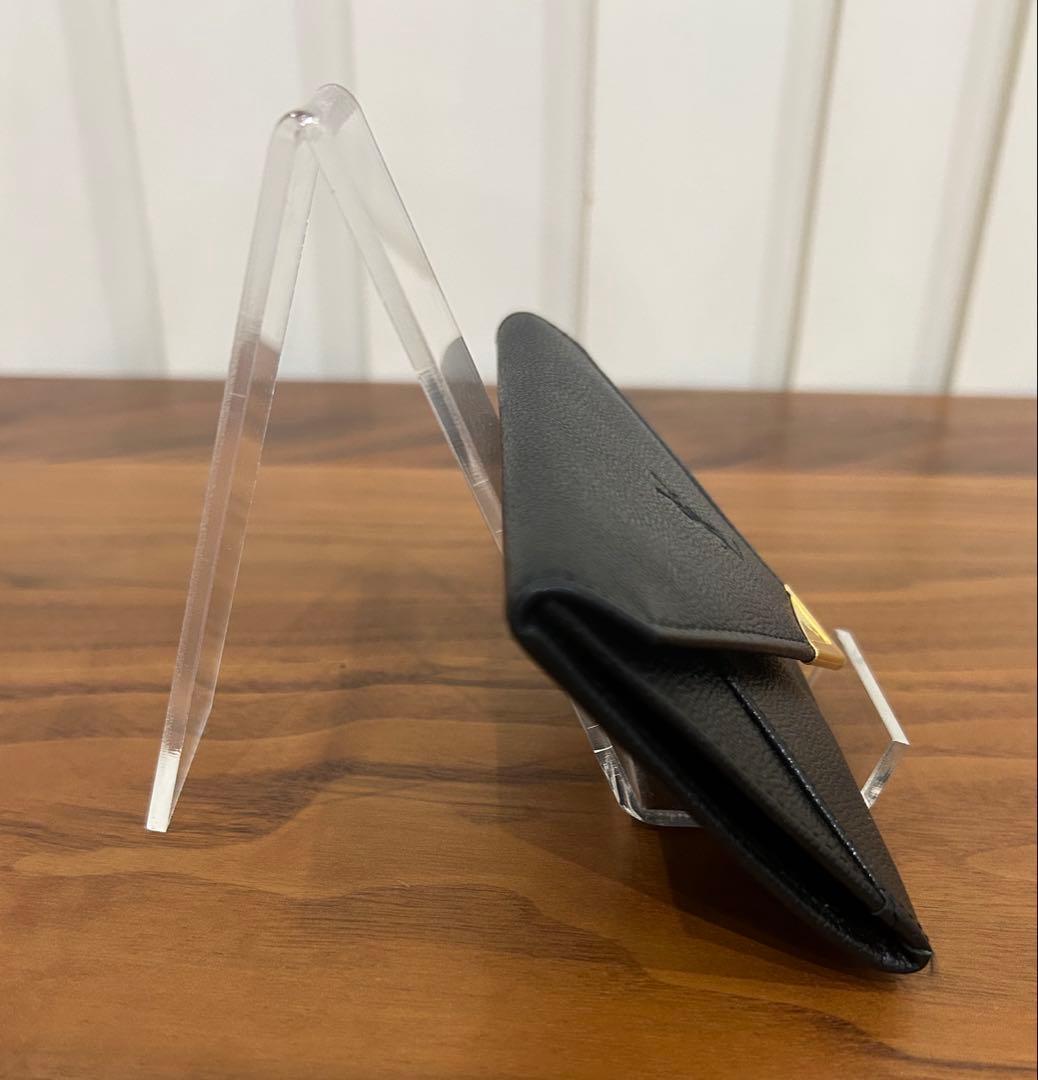 希少 本革 ヴィンテージYSLイヴサンローランケース 黒 匿名