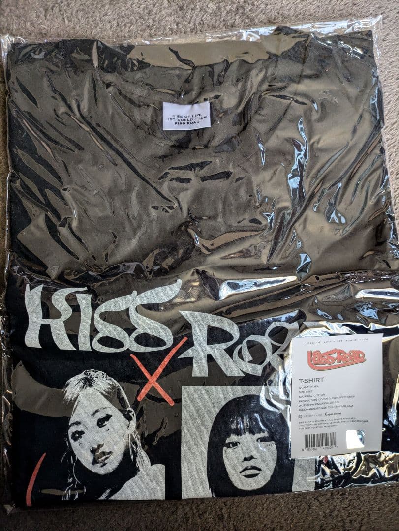 KISS OF LIFE キオプ KISS ROAD Tシャツ