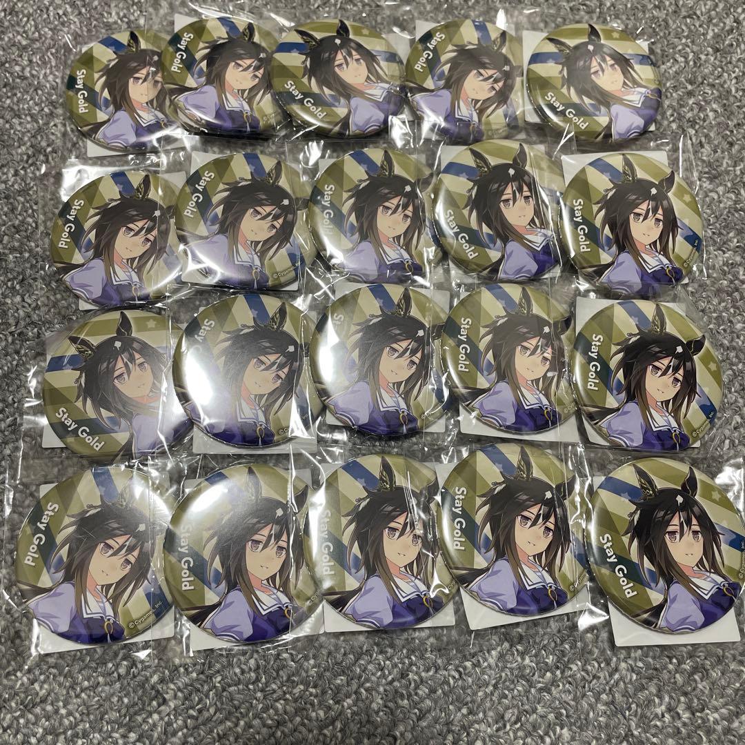 ウマ娘 ステイゴールド 公式缶バッジ 制服ver.