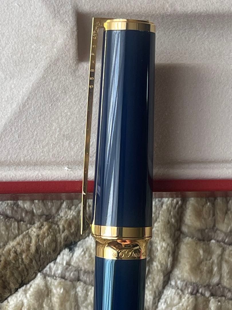 S.T.Dupont デュポン　万年筆　ボルドーカラー　Ｋ18 750