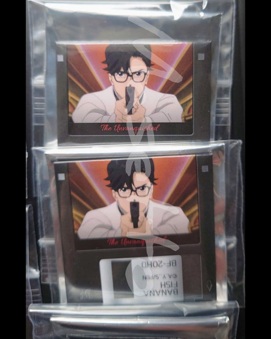 【稀少品】バナナフィッシュ フロッピー風缶バッジ vol.4 コンプリート