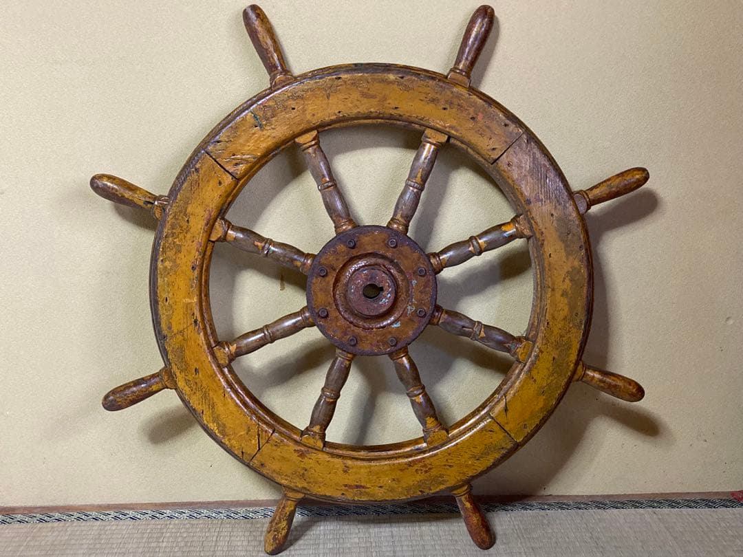 舵輪 ラット 船 船舶 No.2