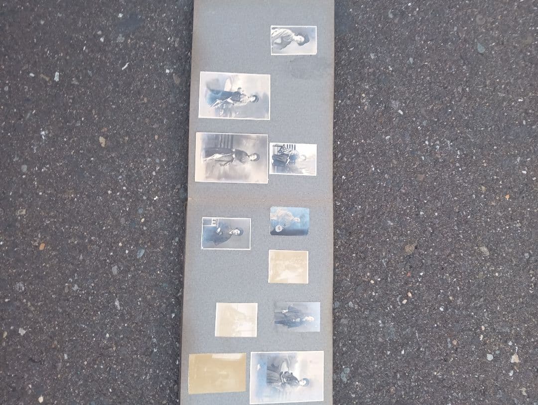 学生の写真帖　大正13年頃　女学生　着物　富山県　野球　ユニホーム　　　レトロ