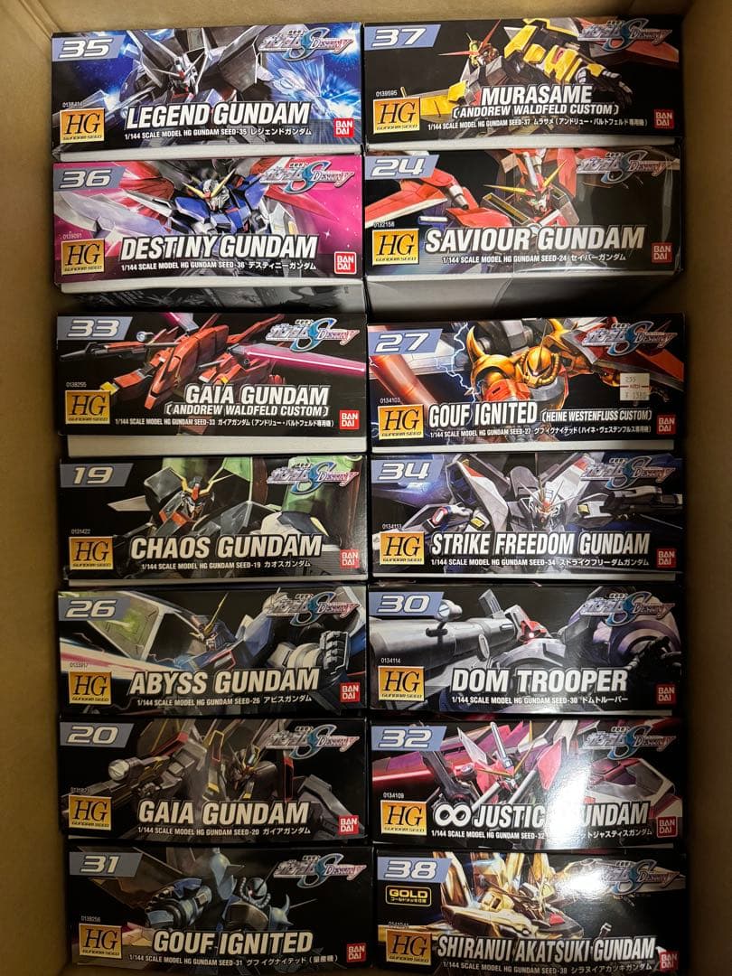 HGガンプラまとめ売り15点
