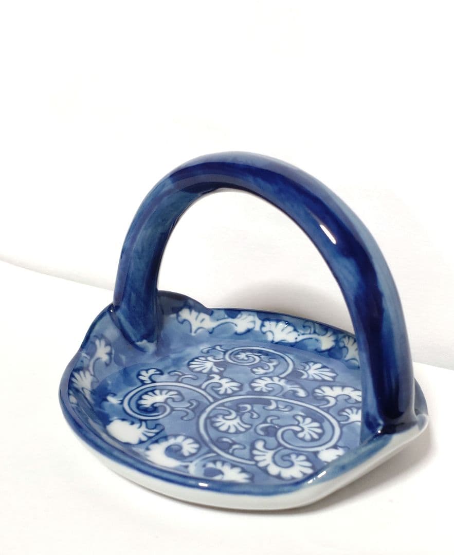 陶器 小物入れ 和柄 ■ インテリア アンティーク 蚤の市 ヴィンテージ