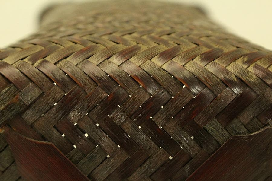 竹網 籠花生 未使用(ZE463)