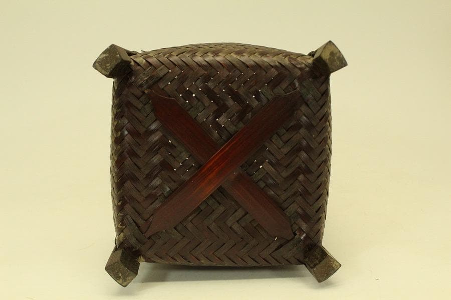 竹網 籠花生 未使用(ZE463)