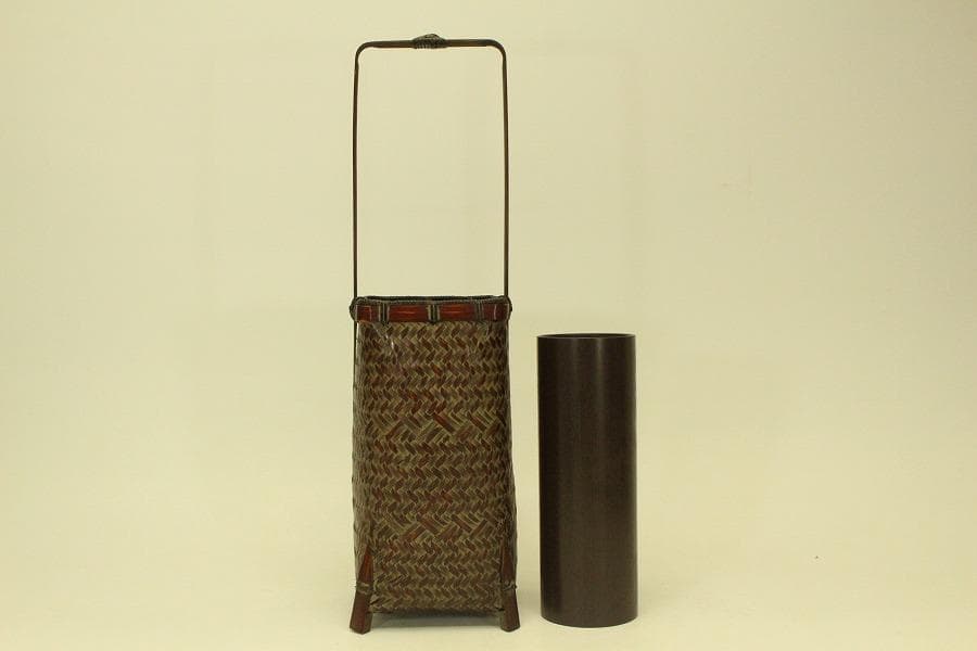 竹網 籠花生 未使用(ZE463)