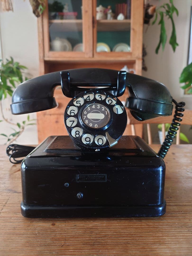 【希少】1940年代 ベル・テレフォン・カンパニー ダイヤル式黒電話