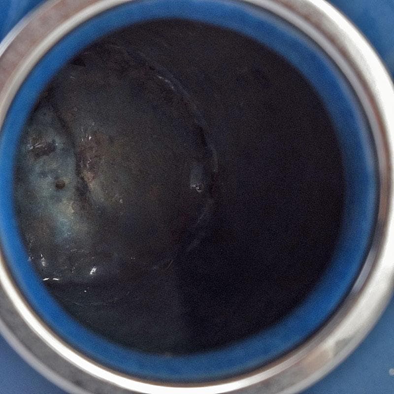 七宝焼　粂野締太郎造　鶴文　花瓶　共箱　M　R9266