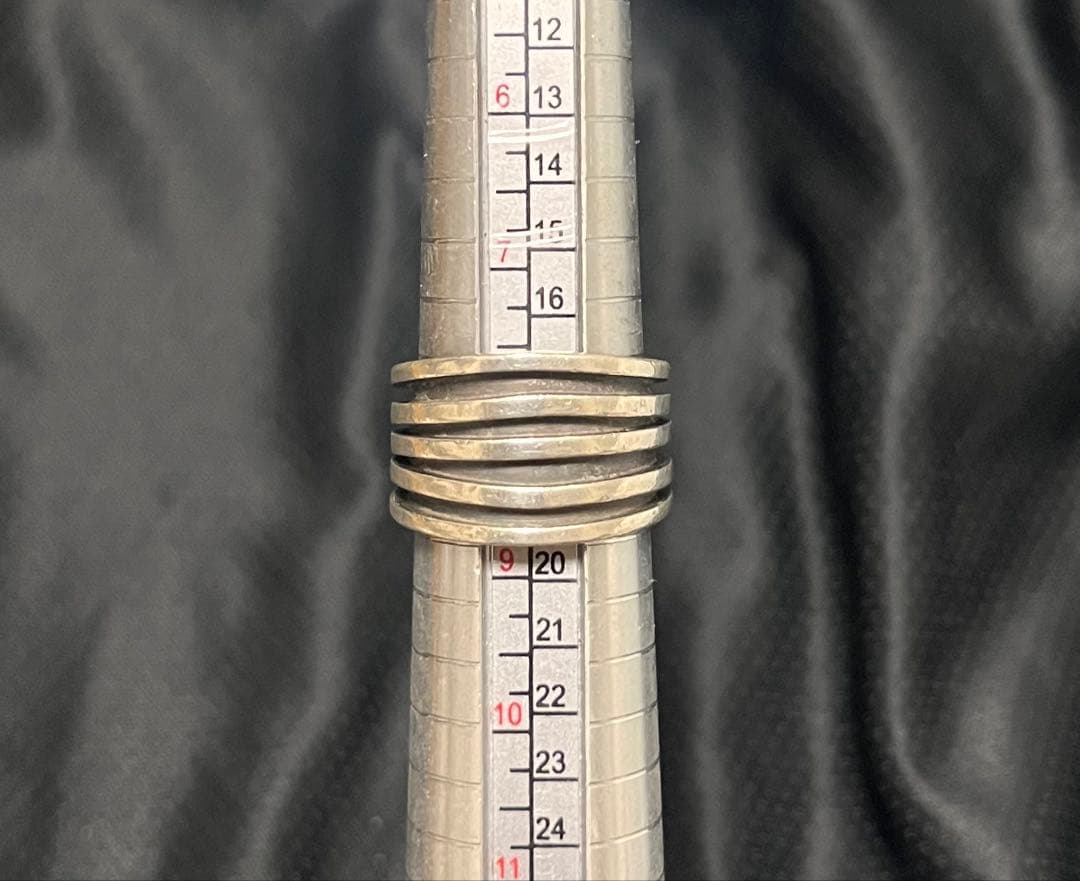 TOM HAWK スターリングシルバー 重ねリング 17号