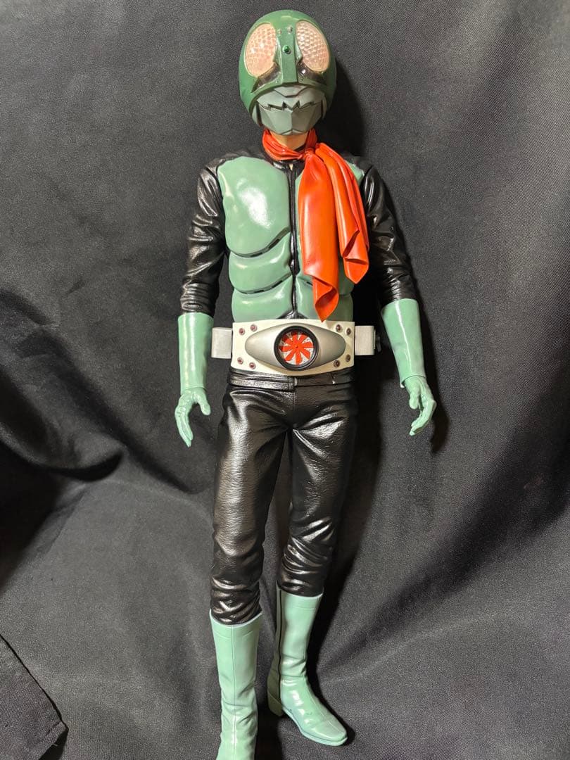 仮面ライダー 旧1号 メガソフビキット 塗装済み完成品 海洋堂　訳アリ品