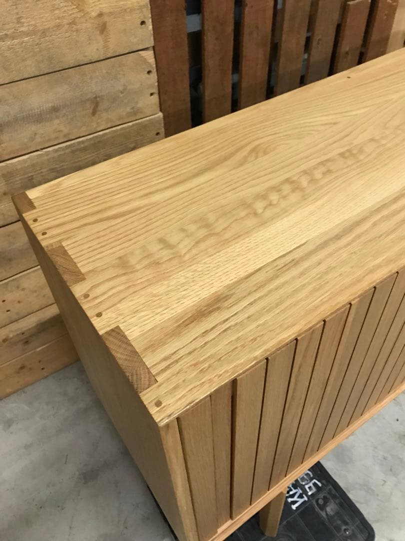 モデルルーム品 久和屋 DELTA デルタ ロングサイドボード180